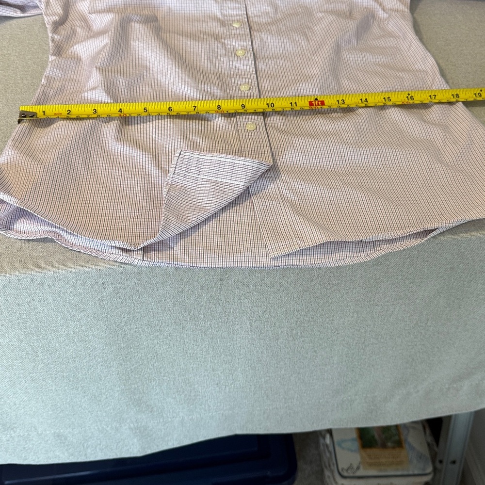J. Crew Haberdashery Pink Button down Checkered Cotton Shirt SZS. Long sleeve. - Picture 8 of 14